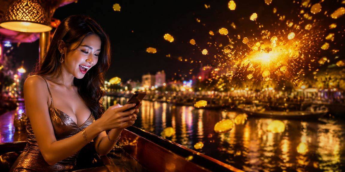 Khung cảnh Casino di động vào buổi tối tại Hà Nội